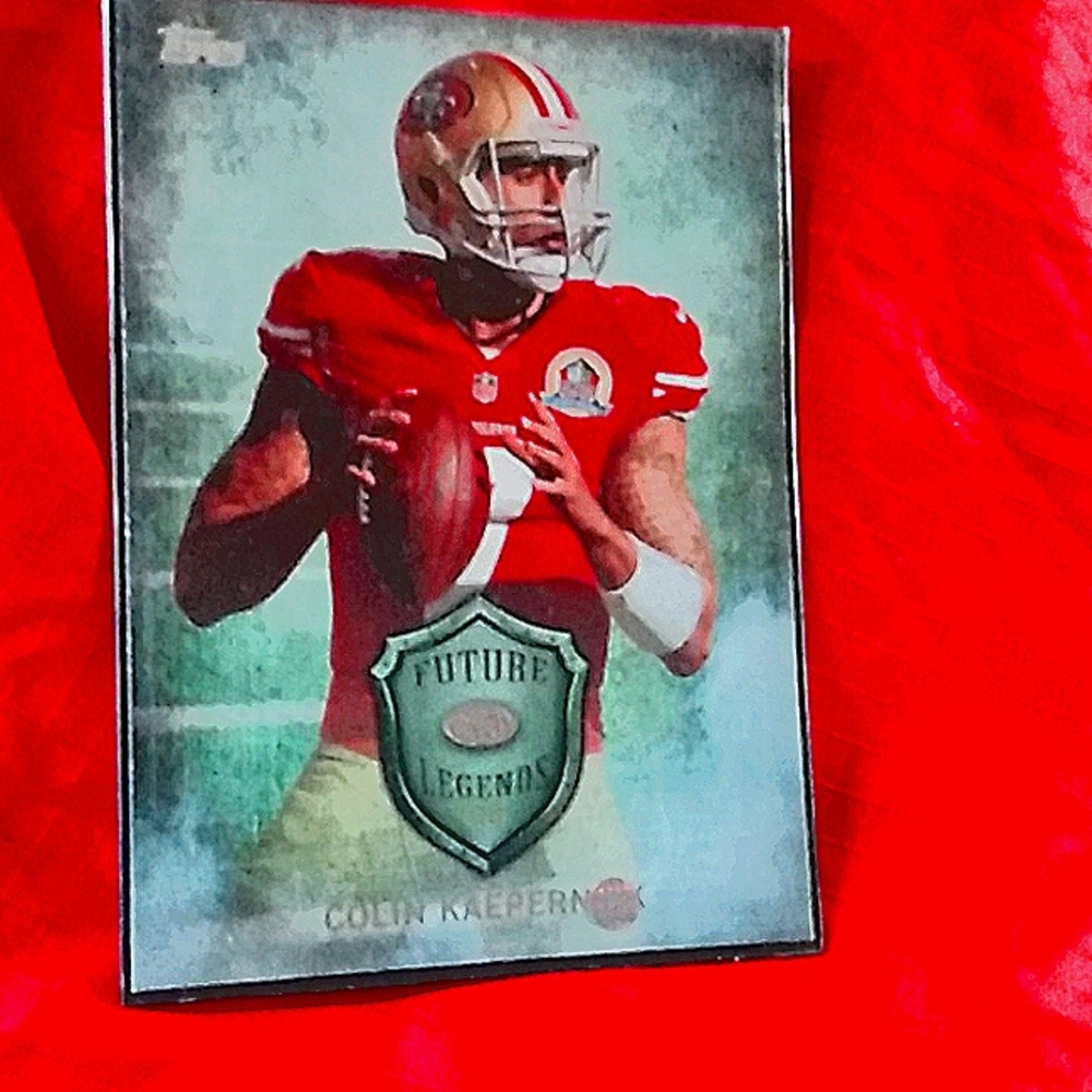 Colin Kaepernick San Francisco 49ers future legend Topps card